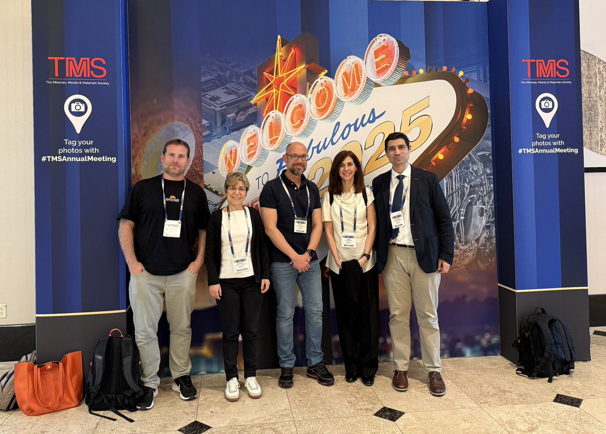 Investigadores del <a href="/CSICCENIM/">CENIM-CSIC</a> presentan en la 154th edición de la conferencia anual de la Sociedad Americana de Materiales sus investigaciones en simulación, caracterización y procesado de metales #TMSAnnualMeeting <a href="/CSIC/">CSIC</a> #Metals