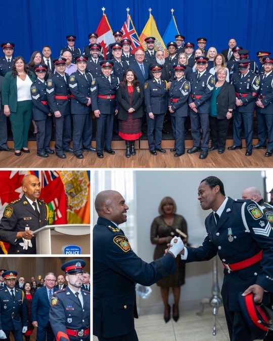 Honored to celebrate this year’s Annual Promotional Recognition Ceremony! At @peelpolice, our incredible team—both sworn and civilian—represents the heartbeat of our success. Today, we proudly recognized their dedication and achievements. Congratulations to all!