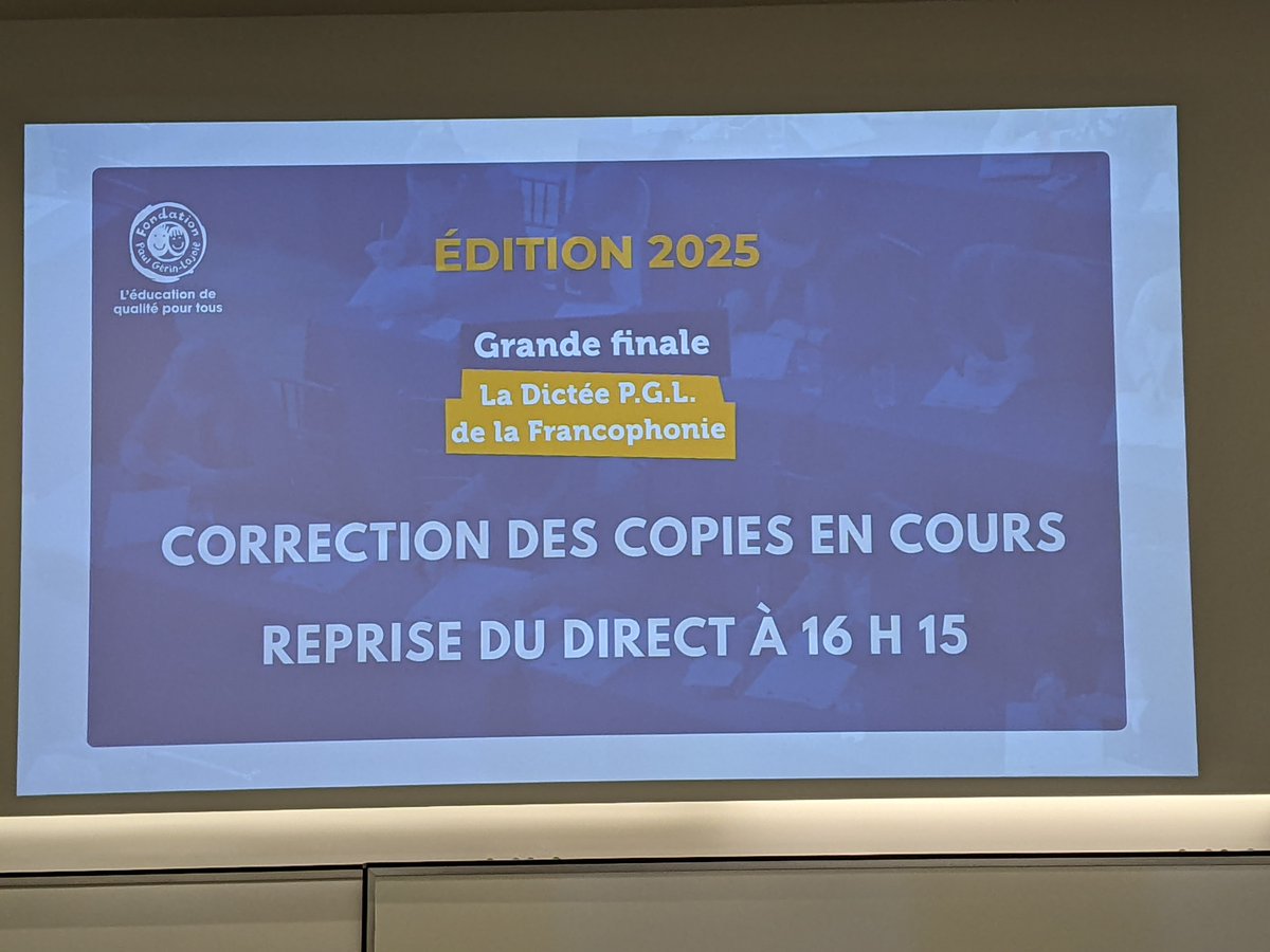 NGesnot's tweet photo. Félicitations @Fondation_PGL pour réussite de finale Dictée PGL Francophonie 2025 @HEC_Montreal !Une dictée pas facile! Merci de m'avoir donné l'occasion d'être membre du jury de correction. #Francophonie au #Canada est bien vivante ds toute sa richesse culturelle &amp;sa diversité https://t.co/sImJBJcog5