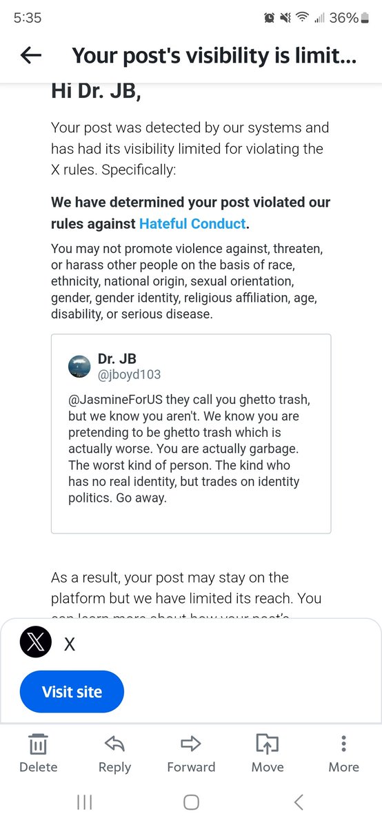 jboyd103's tweet photo. @elonmusk what the hell is this bullshit?  I'm not taking it down because it is true.

Fix this bullshit.  They can disparage everyone's character at will.

She's a hot bag of garbage and you know it.  I've seen worse posts from you! https://t.co/uBFum7m1OR