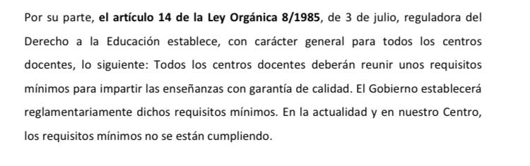 Buenas noches <a href="/MercedesULEG/">Mercedes Neria</a> hoy toca un poco de legislación.Le recordamos que somos madres y padres formados e informados y que no vamos a parar <a href="/AytoLeganes/">Ayuntamiento de Leganés</a> #cierraaulas
