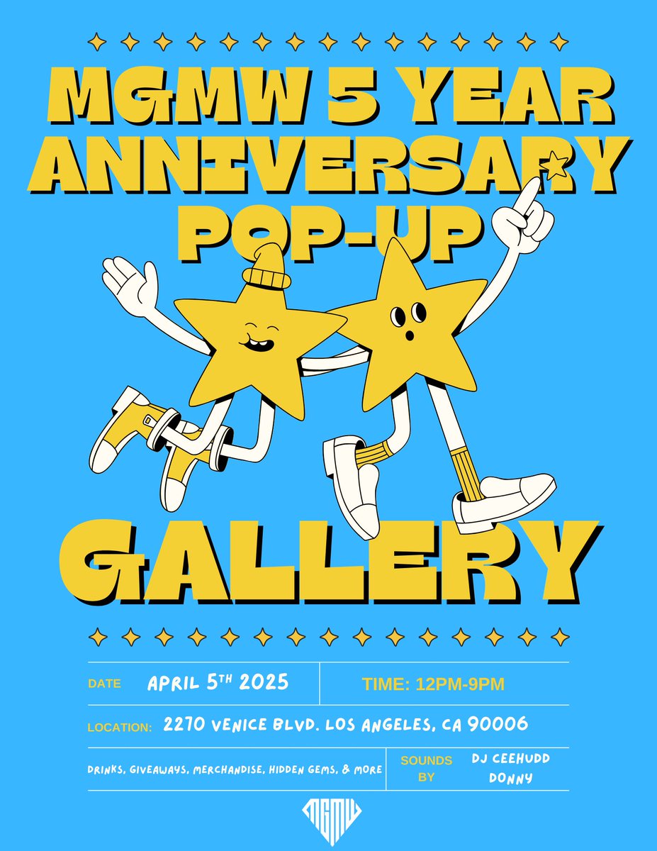 💎5 Years of MGMW💎
💎Saturday April 5th, 2025💎