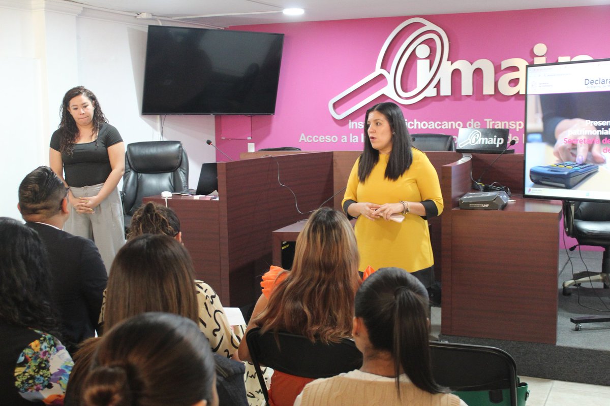 Hoy el personal del <a href="/IMAIP_oficial/">IMAIP</a> recibió dos capacitaciones por parte de la Secretaría de Contraloría del Gobierno del Estado.