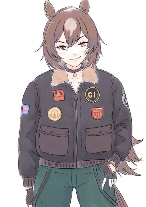 ボスジャンも似合うと思う 