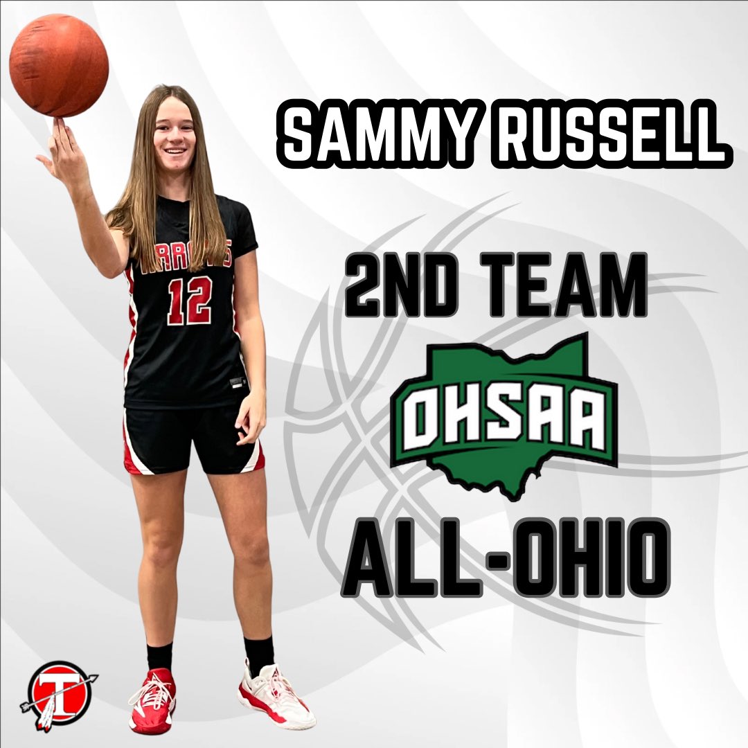 Tecumseh Girls Basketball (@girls_tecumseh) on Twitter photo Congratulations <a href="/SammyRussell_12/">Sammy Russell</a> on being selected for OHSAA All-Ohio - 2nd Team, Division III.
EARNED and well deserved! Congratulations <a href="/SammyRussell_12/">Sammy Russell</a> on being selected for OHSAA All-Ohio - 2nd Team, Division III.
EARNED and well deserved!