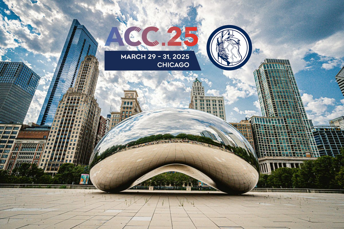 Excited to be part of 12 abstracts accepted to #ACC2025, including 2 moderated presentations! 📊

Looking forward to an amazing weekend in Chicago connecting with colleagues, mentors, and friends! 🤝

Can’t wait to dive into all things heart! ❤️🫀
#CardioTwitter #ACC25