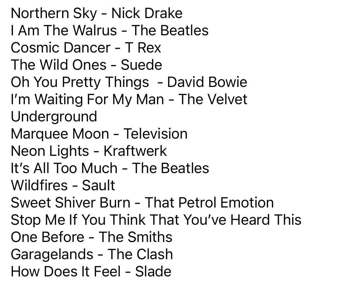 Disco 2000 E17 (@disco2000e17) on Twitter photo We were very happy to be asked to provide some tuneage for this fine book event.
Here are the tunes played, inspired by <a href="/johnharris1969/">John Harris</a> book and Substack and curated by <a href="/JFrancisLawton/">Julian FrancisLawton</a> We were very happy to be asked to provide some tuneage for this fine book event.
Here are the tunes played, inspired by <a href="/johnharris1969/">John Harris</a> book and Substack and curated by <a href="/JFrancisLawton/">Julian FrancisLawton</a>