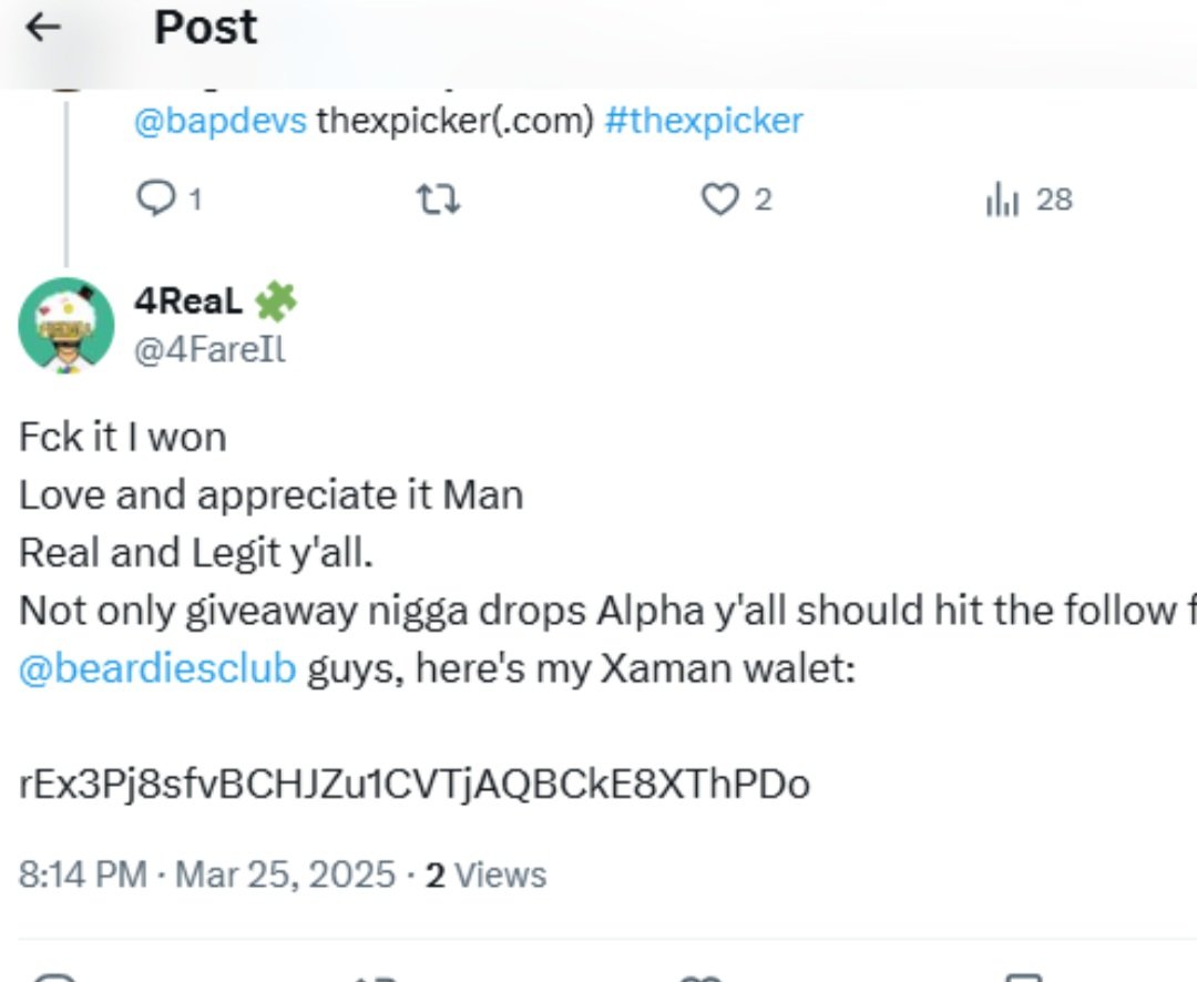 MisChief_TT's tweet photo. @4FareIl @AltMoneyMachine @QORPOworld @meme0x_ai Hang on just one minute. Wasn't this you trying to steal someone else's prize with a cloned account 

The real winner was @4Farell

So who is the real one!!!! https://t.co/0QXB3hyLMS