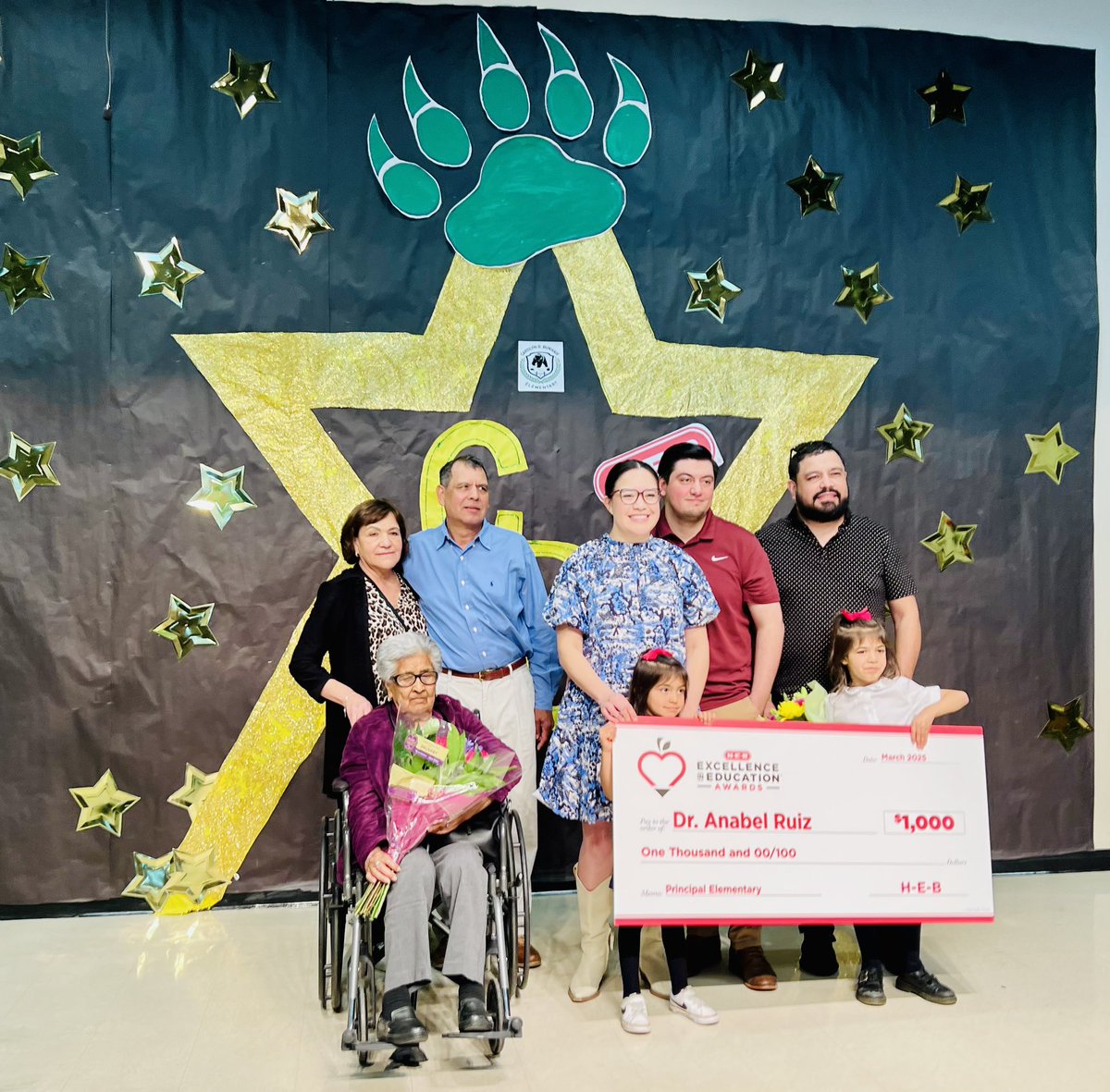 ednarodriguez (@ednarodriguez) on Twitter photo It was a very exciting day <a href="/CBEBears/">Carolyn G. Bukhair Elementary</a> today! Our principal, <a href="/Anabel_Ruiz19/">Dr. Anabel Ruiz</a> , was named a Finalist for the HEB Excellence in Education Award! We are so happy for you and are cheering you on in hopes that you get the big award!! 🎉🙌🏼💚🐻#RISDBeTheOne #LivingOurPurpose <a href="/HEB/">H-E-B</a> It was a very exciting day <a href="/CBEBears/">Carolyn G. Bukhair Elementary</a> today! Our principal, <a href="/Anabel_Ruiz19/">Dr. Anabel Ruiz</a> , was named a Finalist for the HEB Excellence in Education Award! We are so happy for you and are cheering you on in hopes that you get the big award!! 🎉🙌🏼💚🐻#RISDBeTheOne #LivingOurPurpose <a href="/HEB/">H-E-B</a>