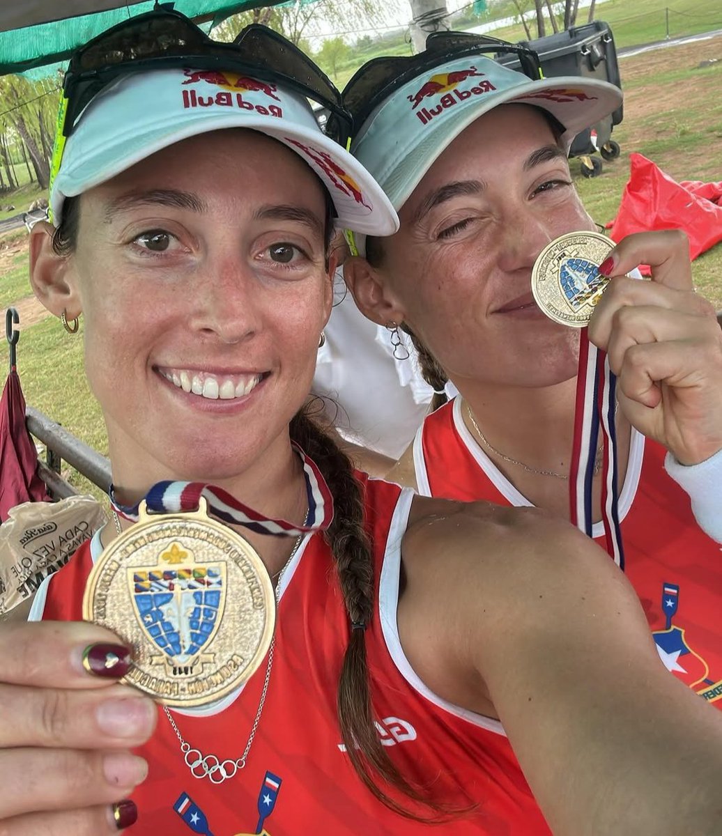 Un gran participación de nuestras grandes remeras Chilenas Melita y Antonia Abraham en asunción Paraguay en la categoría dos sin timonel obteniendo oro. <a href="/canal_CDO/">CANAL CDO</a> <a href="/INDChileOficial/">IND Chile 🇨🇱</a> <a href="/radiobiobio/">radiobiobio</a> <a href="/FederemoCL/">federemo</a> <a href="/RemoBioBio/">Asociación Deportiva Regional del Bío Bío</a> <a href="/TVU_television/">TVU</a> <a href="/tvn/">TVN</a>