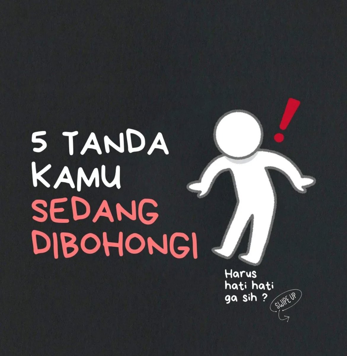 Inilah 5 Tanda Bahwa Kamu Sedang Dibohongi sama seseorang, apa saja??

Simak penjelasan dibawah ini

A Thread