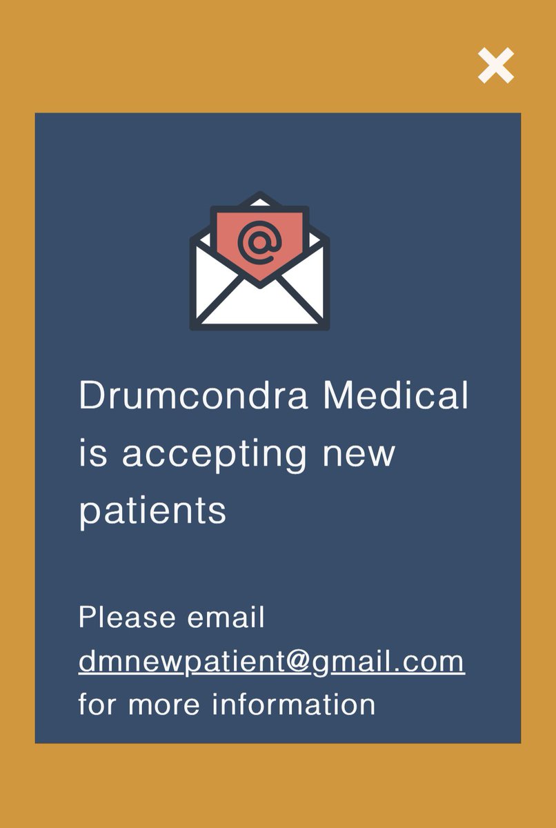 <a href="/DrumconMedical/">Drumcondra Medical</a> is accepting new patients. Email us for more details. 

Priority given to those living locally with no GP. 

📧dmnewpatient@gmail.com