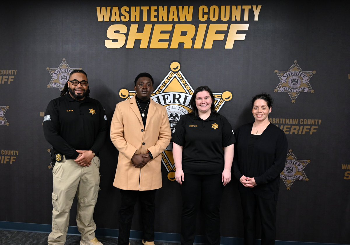 We are pleased to announce the hiring of two exceptional candidates to fill key positions within our organization. Congrats to Maryann Farhat, selected as our new Community Service Officer, &amp; Malick Hassane-Bagnou, who will be joining us as a Corrections Officer.#WashtenawSheriff