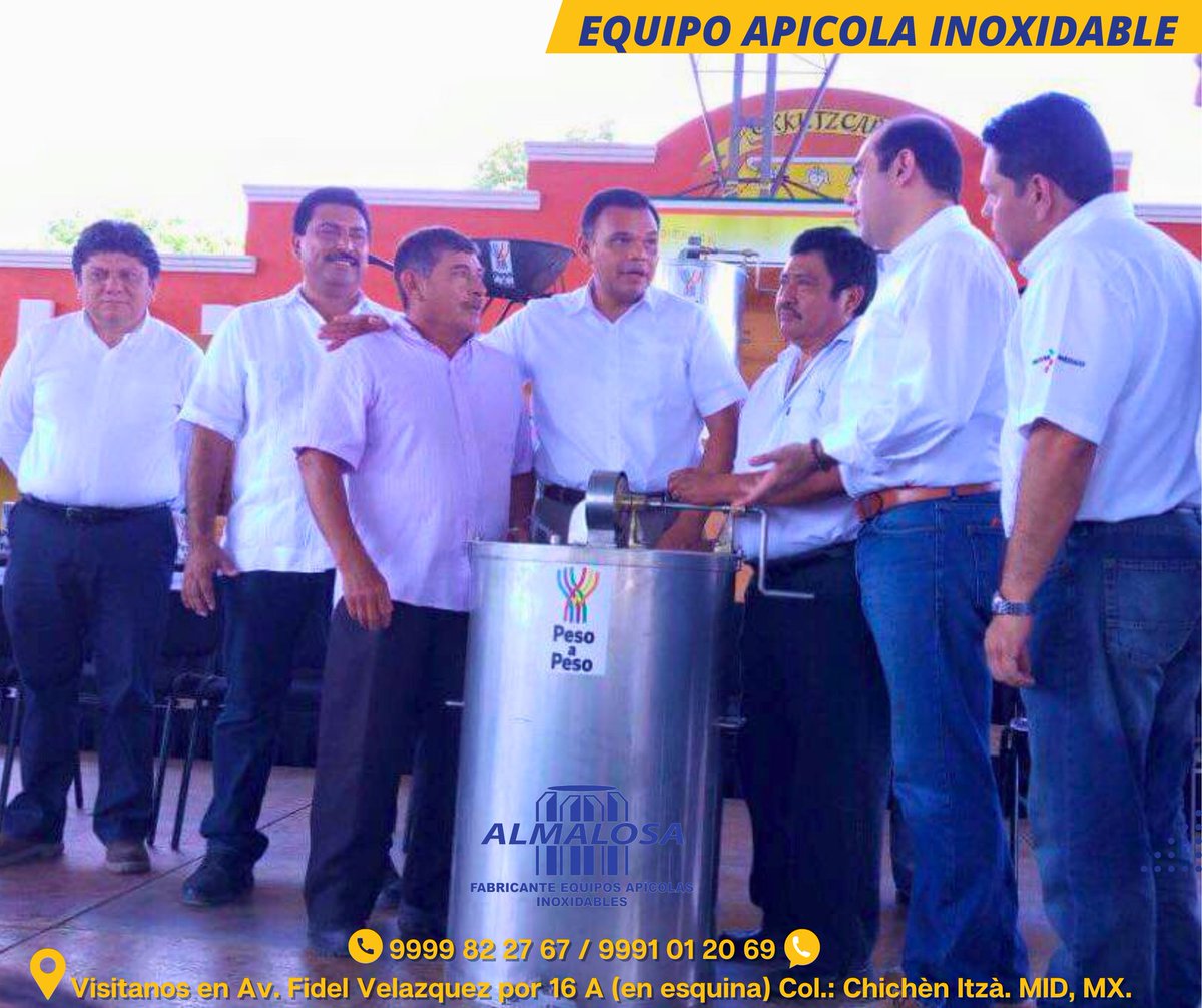 Almalosa_mx's tweet photo. #apiculturaconbuenaspracticas 𝐀𝐋 𝐀𝐋𝐂𝐀𝐍𝐂𝐄 𝐃𝐄 𝐓𝐈!  🫵 💛    durabilidad en tu inversiòn eficacia en tus cosechas  #inocuidad para la #miel de tus #abejas 🍯🐝 https://t.co/KxZGwWLKhd 👈🏼📲  𝗩𝗶𝘀í𝘁𝗮𝗻𝗼𝘀 en Mérida
𝐆𝐫𝐚𝐜𝐢𝐚𝐬 𝐩𝐨𝐫 𝐥𝐚 𝐩𝐫𝐞𝐟𝐞𝐫𝐞𝐧𝐜𝐢𝐚 https://t.co/LXWbaah4DC