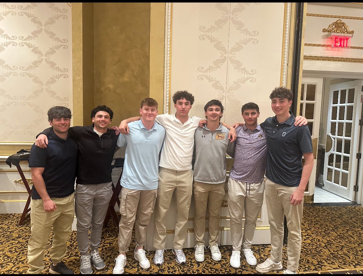 Great night <a href="/SouthCoaches/">South Jersey Baseball Coaches Assocation</a>  Captains Night. The Rams brought Jason Bogart, Sal Marziani, Jack Mustaro, Noah Danza, Guy Lynam, Braeden Lipoff,  and Jackson Smallets.