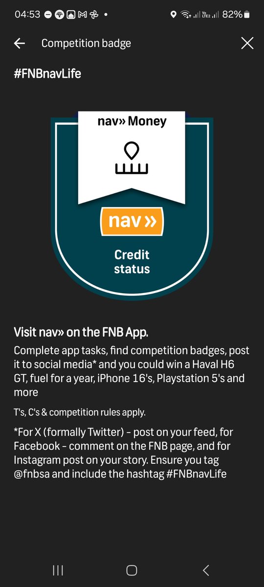 Abukad's tweet photo. @FNBSA #FNBnavLife https://t.co/y2SONa6KGv