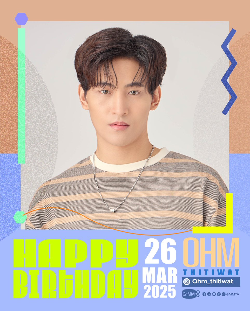 Happy Birthday to Ohm

#GMMTV <a href="/ohmthitiwat/">Ohm act as P’U ,,because of U (OhmTR)</a>