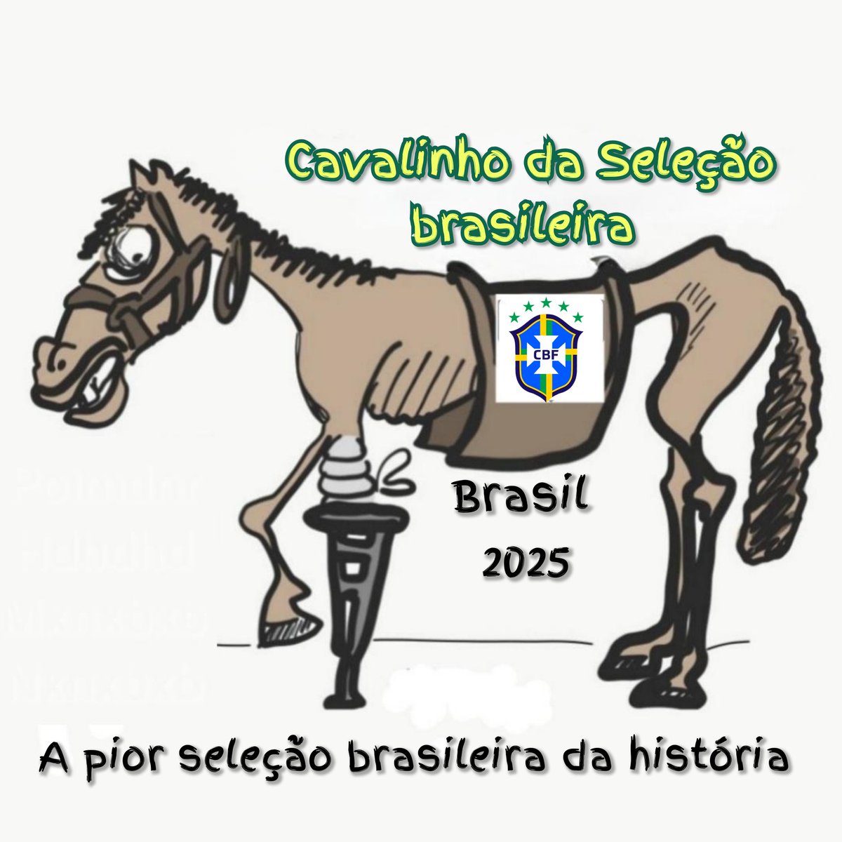 cleberlab's tweet image. Chama isso de seleção brasileira