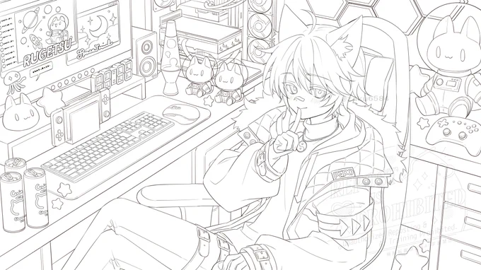 #skeb 制作過程 