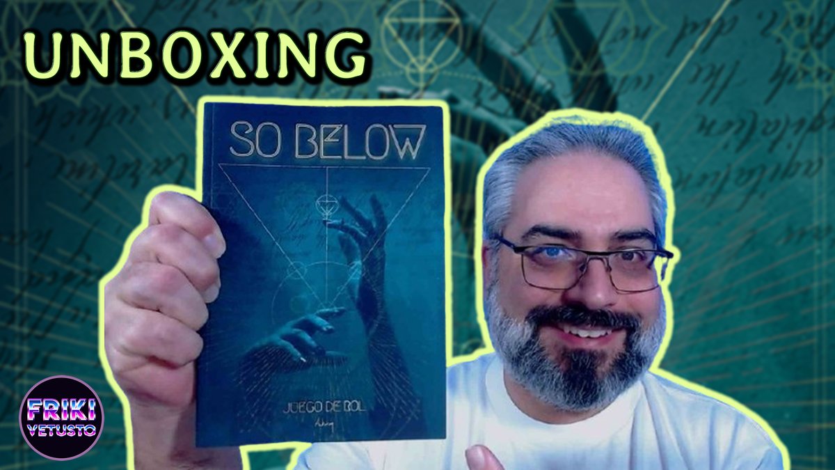 frikivetusto's tweet photo. Enseñando #SoBelow, el juego de fantasía extraña de @Fatima_Ackerson y @Alfalfiflon en https://t.co/M2BPkJWJFf
#rol #juegosderol #unboxing https://t.co/E6GVufAbKE