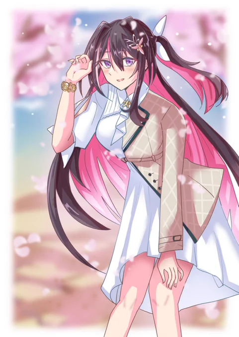 #AZKiARTホロライブの清楚なお姉さん描きました 