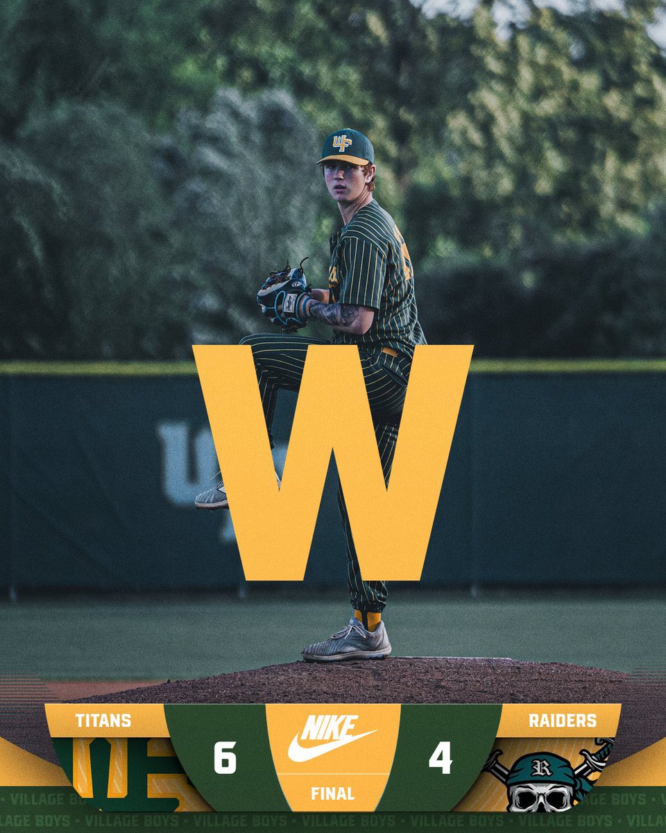 WFTitanBaseball's tweet photo. 🚨 BIG WIN tonight on the road for The Village Boys!!! 💥 Titans battled back for a 6-4 comeback victory over Reagan! 💪🔥 Proud of the effort and determination. On to the next! #VillageBoys #CPCBaseball #TitanPride https://t.co/BjqmRtcCqS