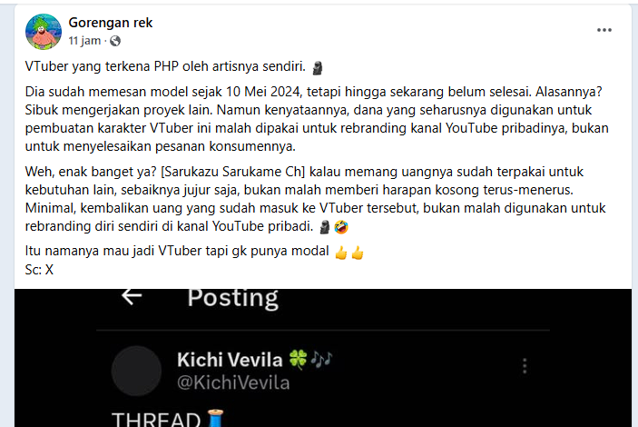 KichiVevila's tweet photo. Terimakasih atas semangat dan dukungan yang telah kalian berikan terkait hal ini. Namun saya ingin menanggapi dan meluruskan beberapa hal yang sudah semakin keluar dari permasalahan yang ada. Di awal saya memposting thread ini, saya sama sekali tidak berharap dana saya akan— https://t.co/3gi151vSV0