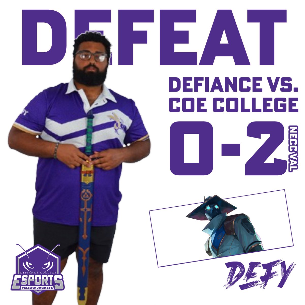 We come up short against Coe in the quarterfinals. GGs!