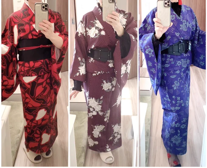 着物は5着、帯5つ、羽織は2着に増えました👘着物きて出かけるのが楽し過ぎて最近は筋トレ熱が下がってきちゃった…💦 
