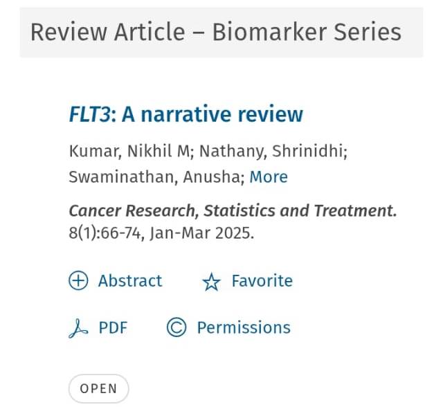 Cancer Research, Statistics and Treatment (@crstonline) on Twitter photo Our new issue is live! Looking forward to your comments and criticism. Sincere thanks to all authors, reviewers, editors, and publishers for your contribution. Read here: bit.ly/3Kf29px
<a href="/VanitaNoronha/">Vanita Noronha, MBBS MD DM</a> <a href="/TataMemorial/">Tata Memorial Hospital</a>
#CRST #Oncology #CancerResearch #MedTwitter Our new issue is live! Looking forward to your comments and criticism. Sincere thanks to all authors, reviewers, editors, and publishers for your contribution. Read here: bit.ly/3Kf29px
<a href="/VanitaNoronha/">Vanita Noronha, MBBS MD DM</a> <a href="/TataMemorial/">Tata Memorial Hospital</a>
#CRST #Oncology #CancerResearch #MedTwitter