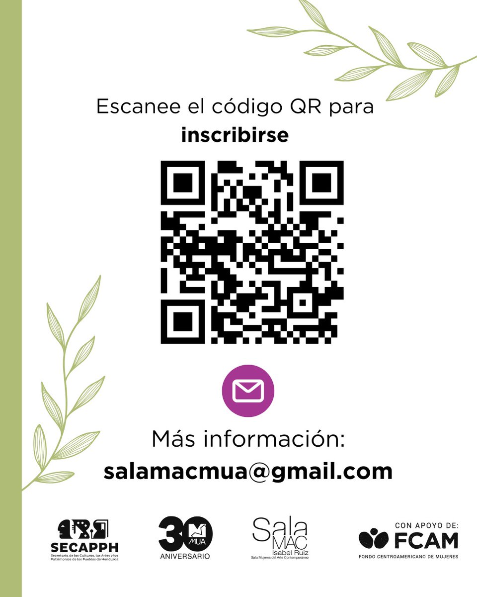 #conversaciones    
𝐕𝐈𝐒𝐔𝐀𝐋𝐈𝐃𝐀𝐃𝐄𝐒/𝐌𝐈𝐑𝐀𝐃𝐀𝐒 𝐃𝐄𝐒𝐃𝐄 𝐋𝐀 𝐏𝐄𝐑𝐈𝐅𝐄𝐑𝐈𝐀 <a href="/muahn/">Mujeres en las Artes</a>
Miércoles  26 de marzo / Miércoles 2 abril, 2025
📍Sesiones virtual por Zoom 
Inscripciones: forms.gle/zcoPC1ohctBaSm…

#MUA #FCAM #SECAPPH #Matriz #MujeresCreadoras