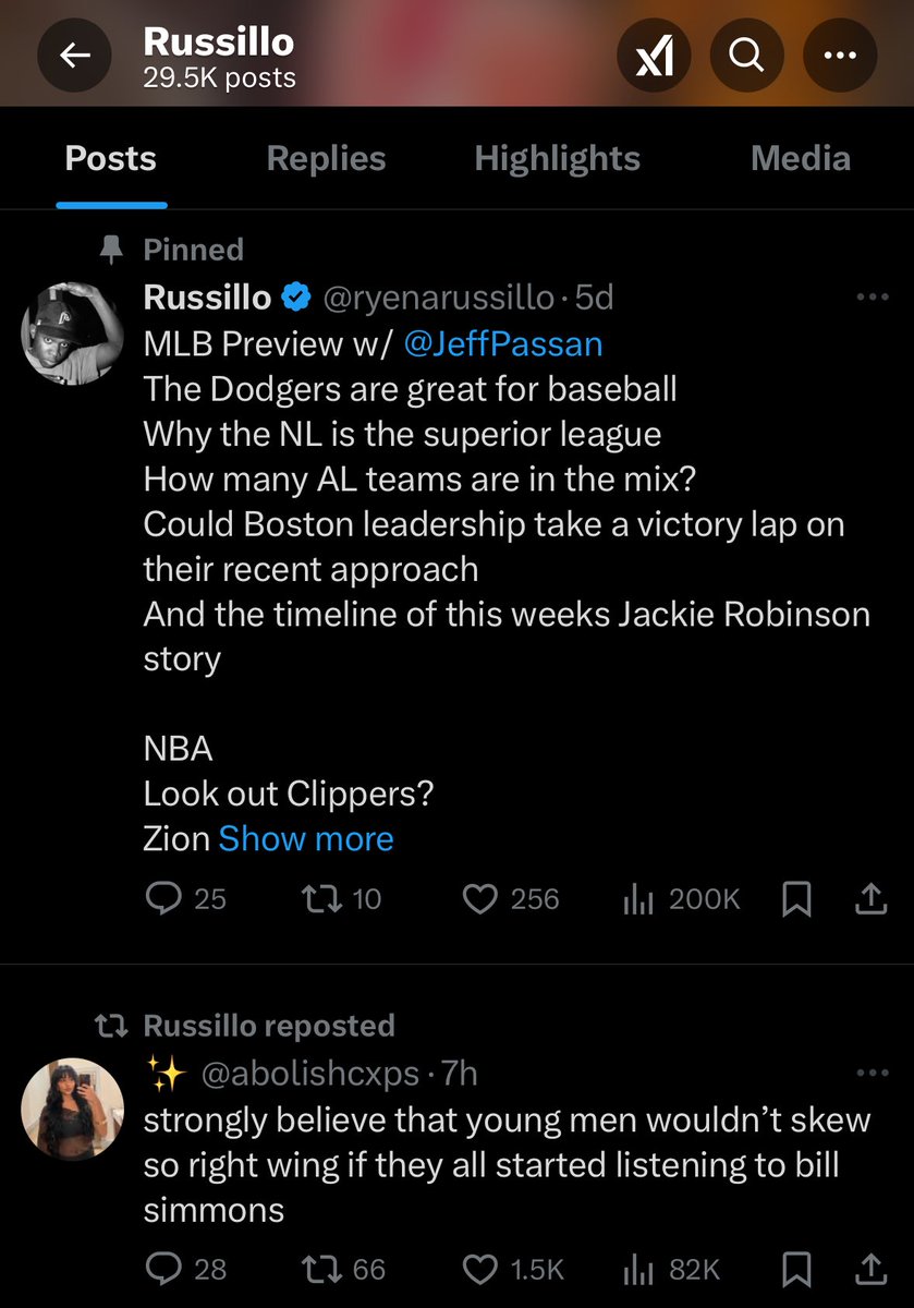 The r/BillSimmons Podcast tweet media
