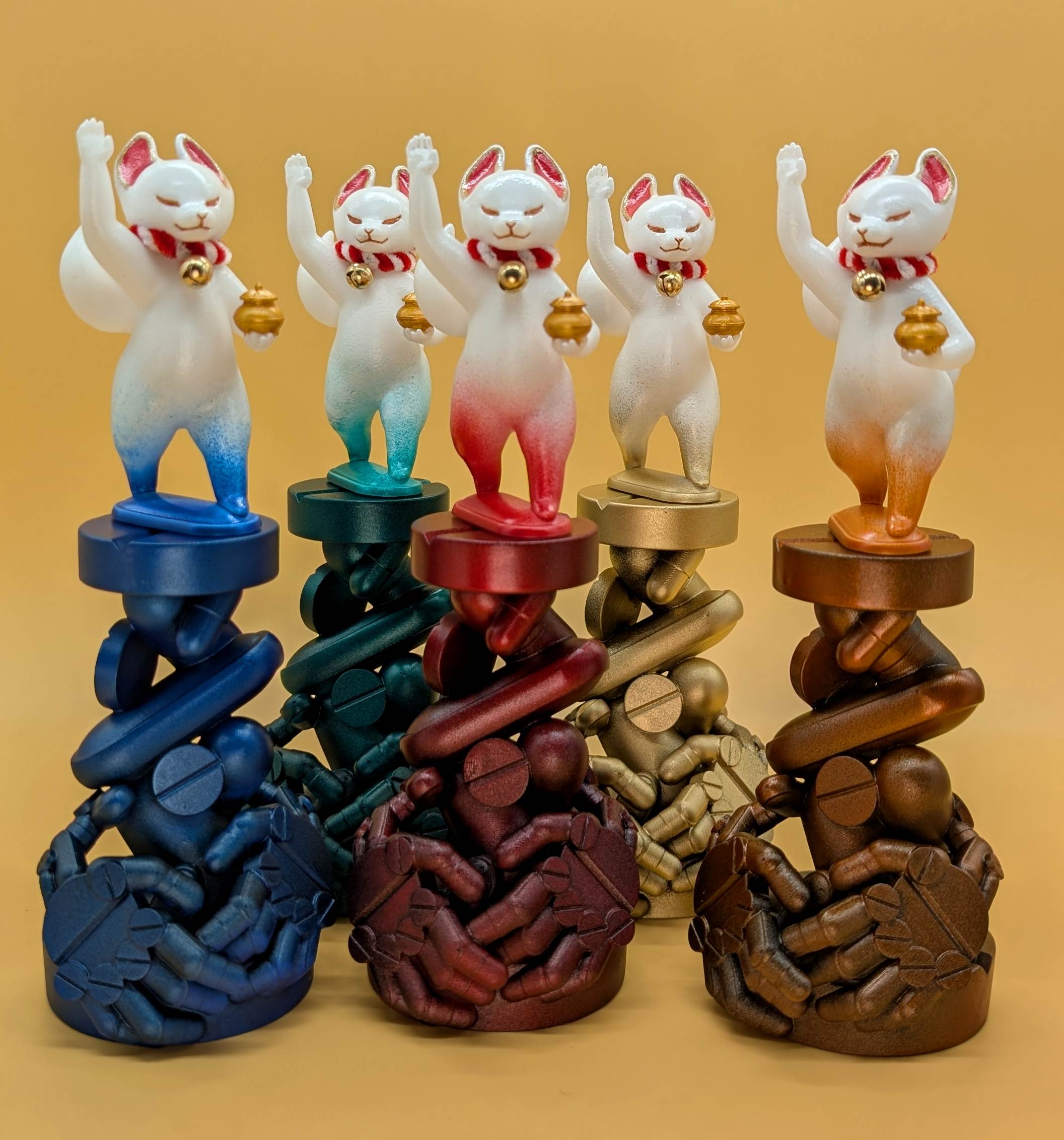 トイズキャビン ガチャ 宝珠幸狐 ほうじゅさちぎつね 全6種