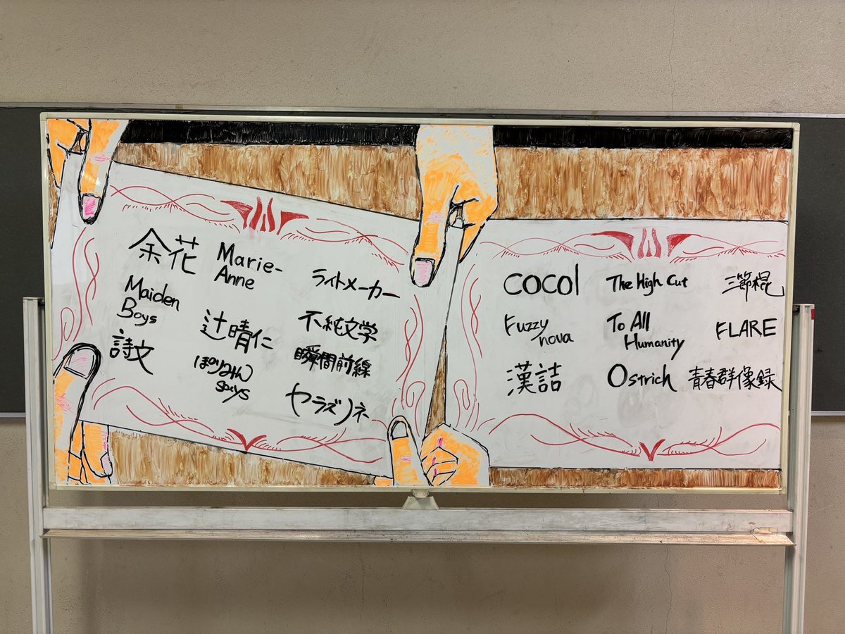 mgkeionGAOROCK's tweet photo. 先日3月15日(土)
卒業ライブDay 1を開催致しました🦖

武蔵丘軽音楽部卒業生が選び抜いた、
総勢19バンドが集まりました‼️

3年間の全てが詰まった"最後の一撃"をぶつけ合い、互いの卒業を祝う、最高にアツいライブが繰り広げられました🔥

参加バンドの皆様ありがとうございました🙇
またどこかで👋 https://t.co/T98pFU1DoB