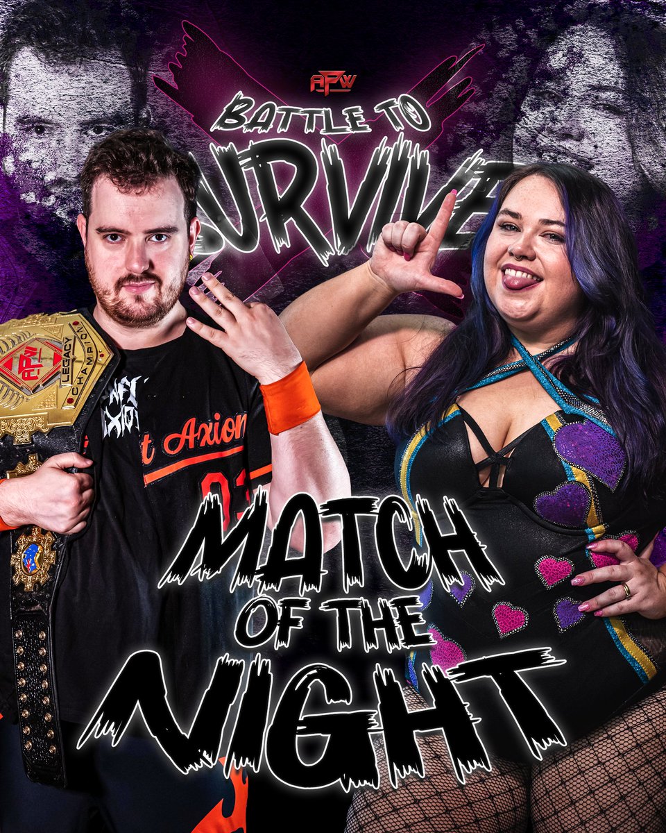 AdrenalinePW's tweet photo. As voted by YOU, the #APWBattle Match of the Night was the Legacy Openweight Championship match! https://t.co/Djouj0auRl