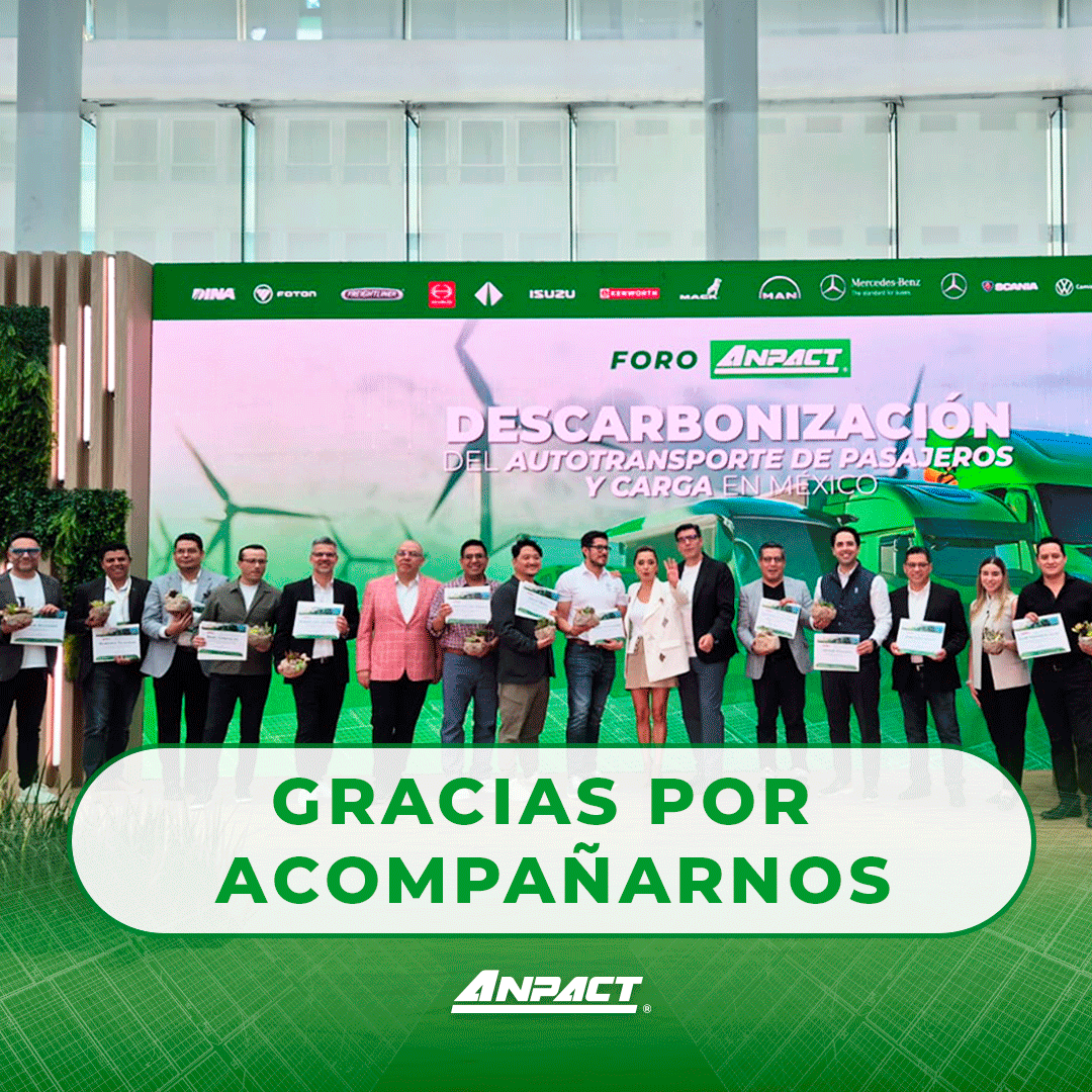 🌍🚛 ¡Avanzamos hacia un autotransporte más sustentable!

En el Foro ANPACT, industria, gobierno y expertos trabajamos en la hoja de ruta para la descarbonización del transporte.

✅ Tecnologías limpias 🌱
✅ Infraestructura y financiamiento 💰
✅ Renovación de flota 🚛
¡Seguimos