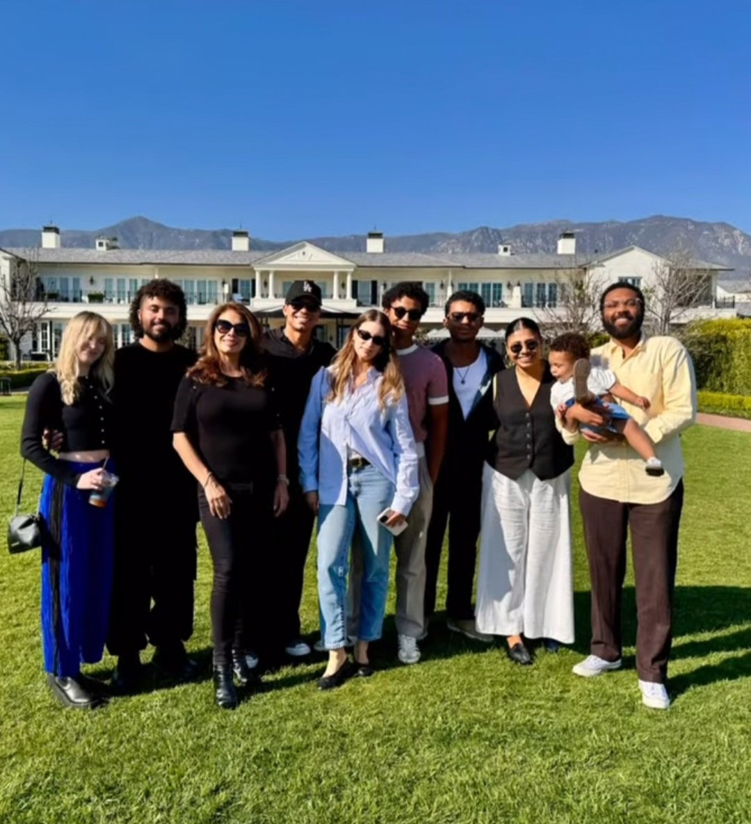 JaafarJFanClub's tweet photo. The family celebrated Mama Alejandra's Birthday at Rosewood Miramar Beach over the weekend #JaafarJackson #AlejandraJackson #JermajestyJackson #RandyJacksonJr #DonteJackson #GenevieveJackson #MaddieSimpson https://t.co/fPateV37og