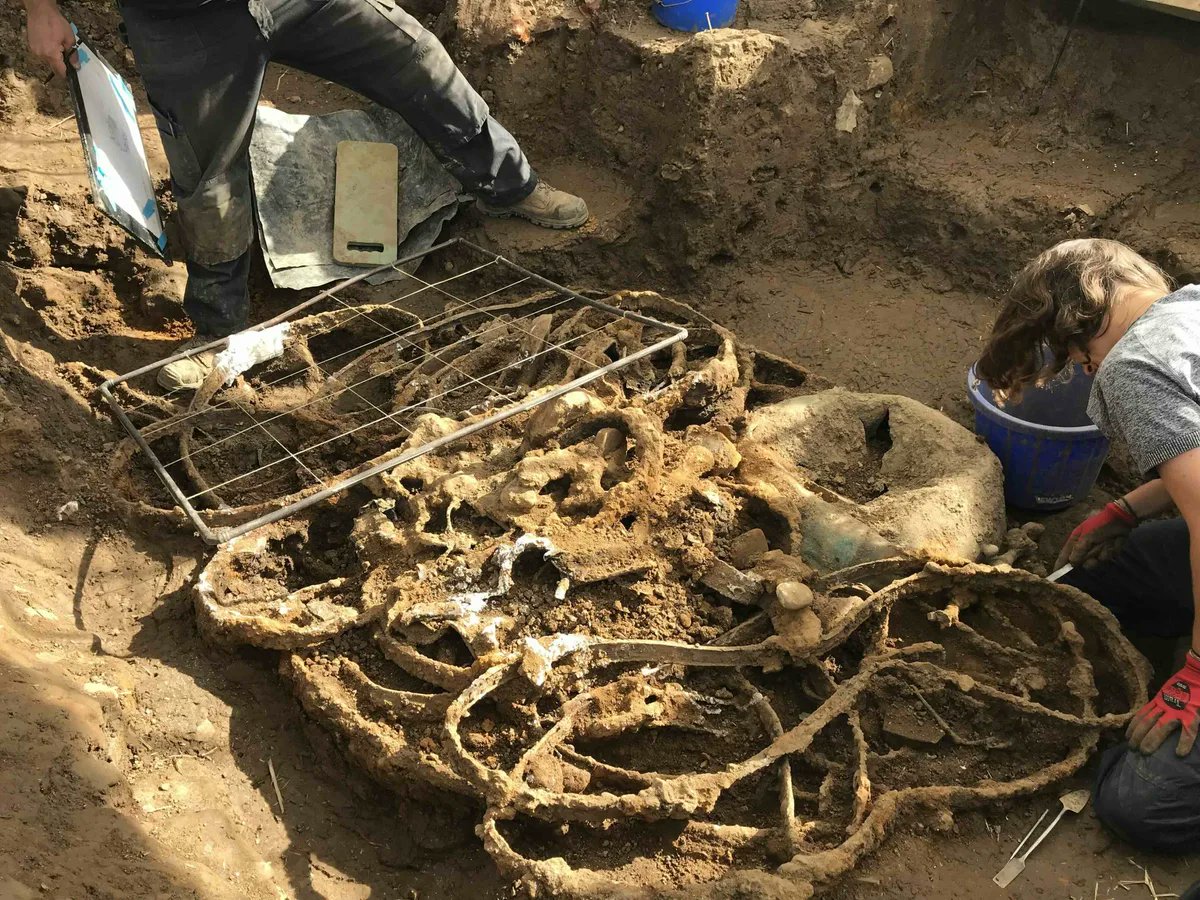 DeArcheoloog's tweet photo. Britse #archeologen blijken in 2022 een grote metaalschat uit de #ijzertijd te hebben blootgelegd bij #Melsonby in Yorkshire in het #VK. Een metaaldetectorzoeker ontdekte de #schat eind 2021. /1
https://t.co/j8wl7jDnN1 https://t.co/GHvY6pbkaw