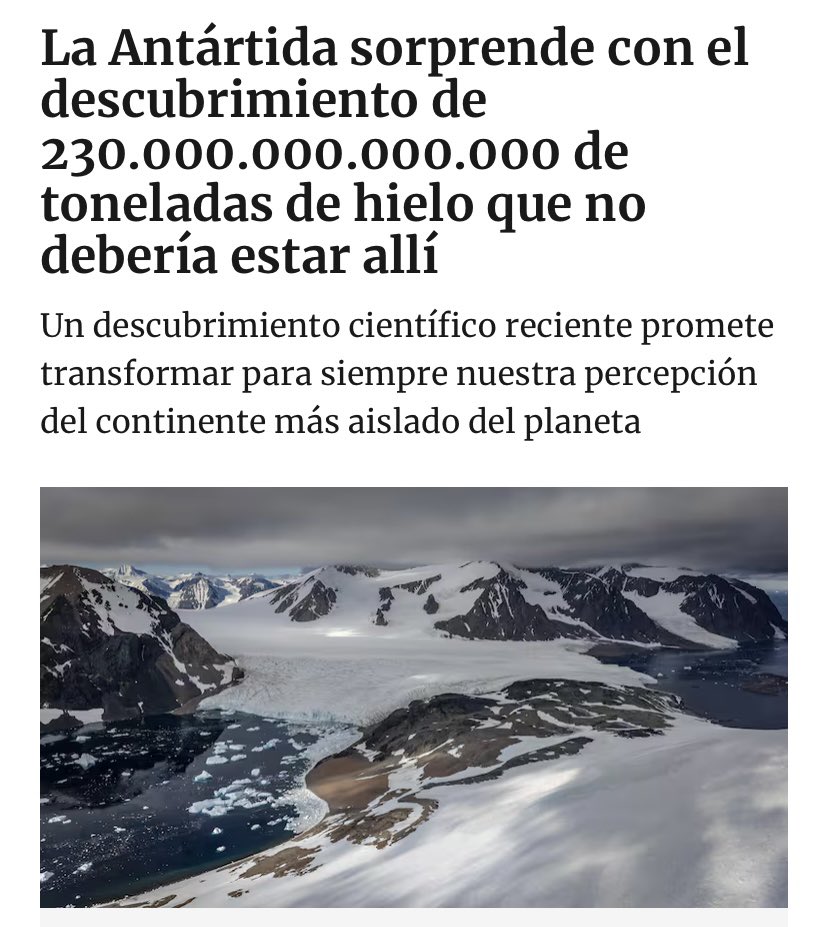 🔴 #AGENDA2030 | Un descubrimiento científico hace tambalear el relato del deshielo y calentamiento global. La Antártida sorprende con el descubrimiento de 230 billones de toneladas de hielo extra que no deberían de estar allí. En vez de haber menos hielo, ¡resulta ahora que hay