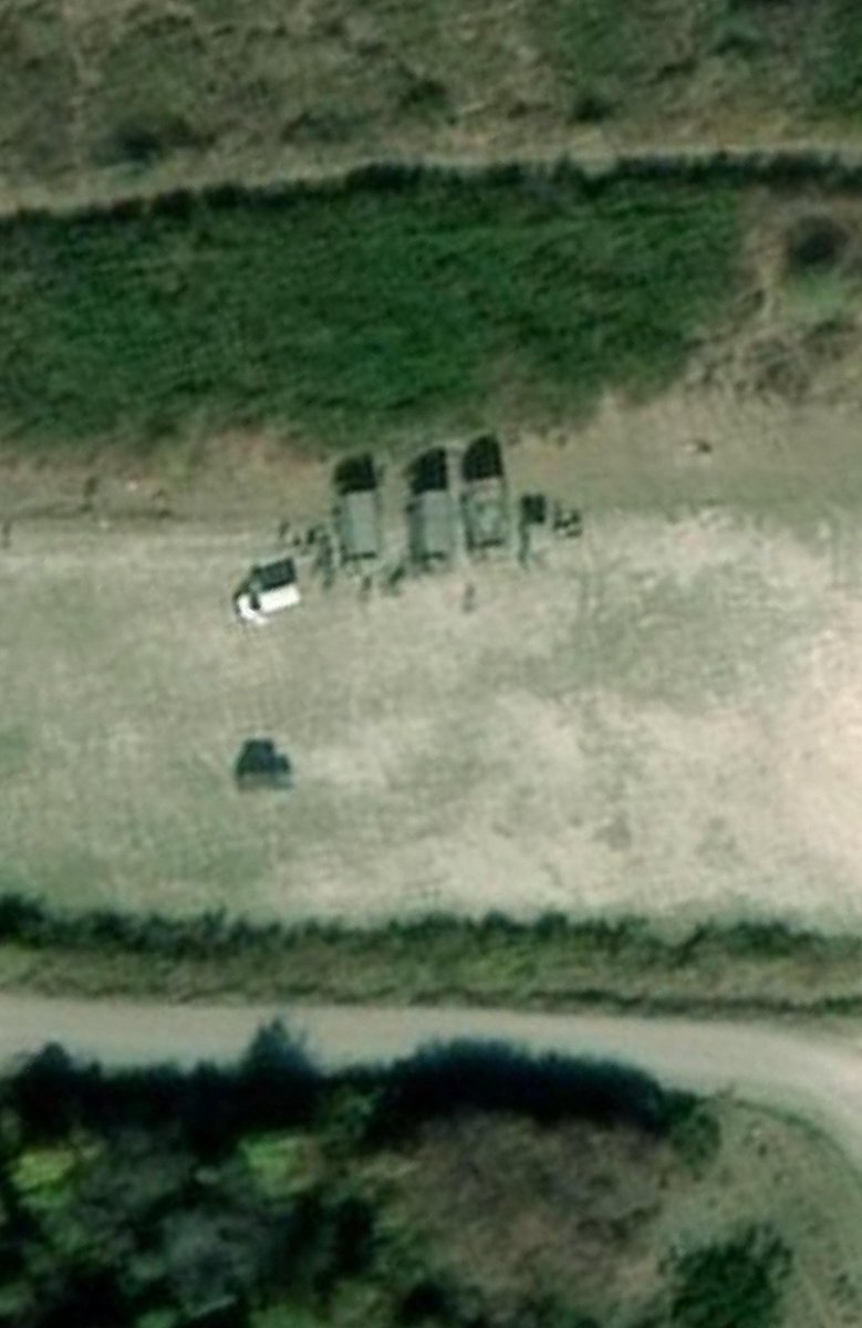 Lukai1861's tweet photo. #Kosovo #Serbia | Satellite 🛰 images, near Kosovska Mitrovica:
The images show ~15 subjects (military personnel) on the longest of 3 shooting ranges along with 3 military vehicles and 1 white van.
#OSINT #GEOSINT #KSF #KFOR #Mitrovica #KosovskaMitrovica https://t.co/B2o7smjv35