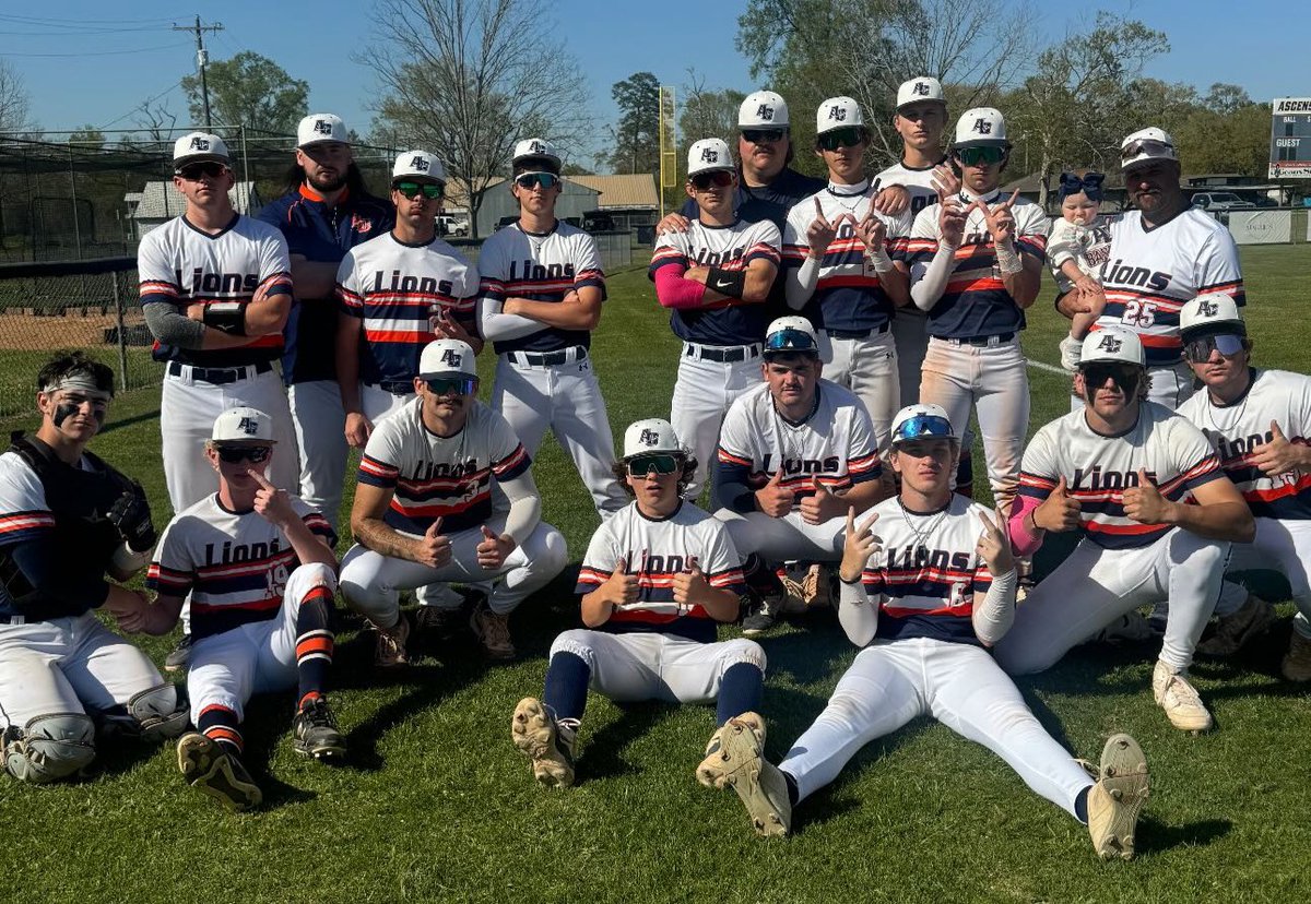 FINAL FROM DONALDSONVILLE 📍

#2 AC LIONS - 8 
#5 Ascension Catholic - 6 

🦁⚾️🦁⚾️🦁🦁⚾️🦁⚾️🦁⚾️