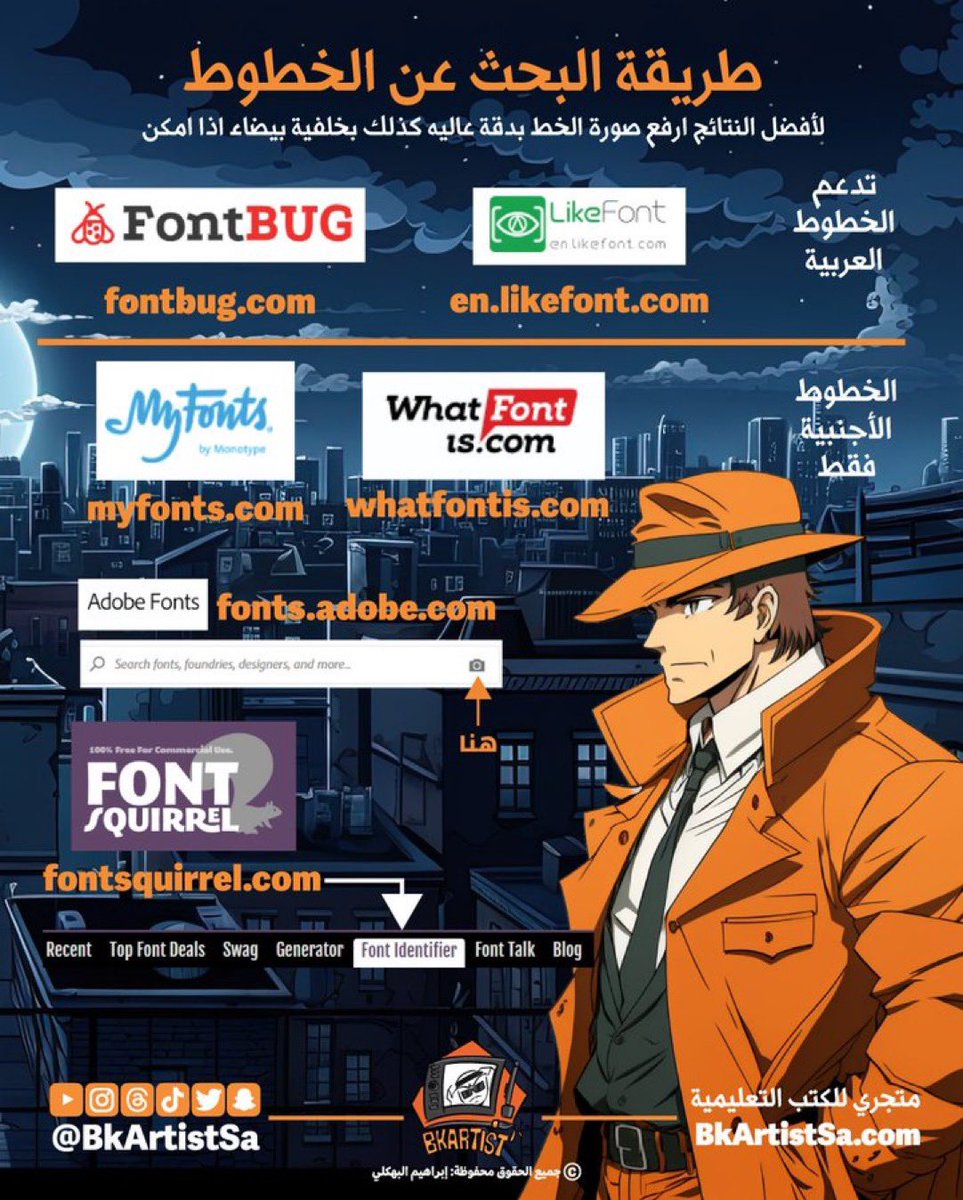 bkartistSA's tweet photo. عندك عميل وطلب خط معين وانت مو عارف ايش اسم الخط 🥺
ارفع صورة الخط بهذه المواقع وراح يبحث لك عنها
😍🤩🧡
تدعم العربية
https://t.co/MpxOd5lgto
https://t.co/ut0HnTCY5E

الأجنبية فقط
https://t.co/zr7QEkwiWc
 https://t.co/dRVM6EAvgo
https://t.co/DqlHN1RtIO https://t.co/2cfdLA3xz7
