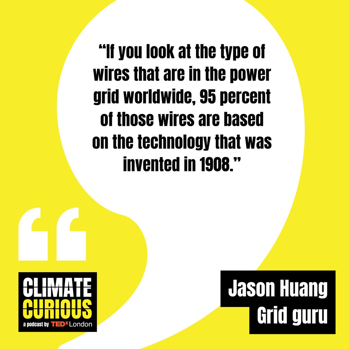 TS Conductor (@tsconductorcorp) on Twitter photo Forward-looking legislation could be the answer to our grid game of catch-up.
Learn more from CEO Jason Huang in this episode of Climate Curious, a <a href="/tedxlondon/">TEDxLondon</a> podcast:
Link: tedxlondon.com/podcasts/why-h⦠Forward-looking legislation could be the answer to our grid game of catch-up.
Learn more from CEO Jason Huang in this episode of Climate Curious, a <a href="/tedxlondon/">TEDxLondon</a> podcast:
Link: tedxlondon.com/podcasts/why-hā¦