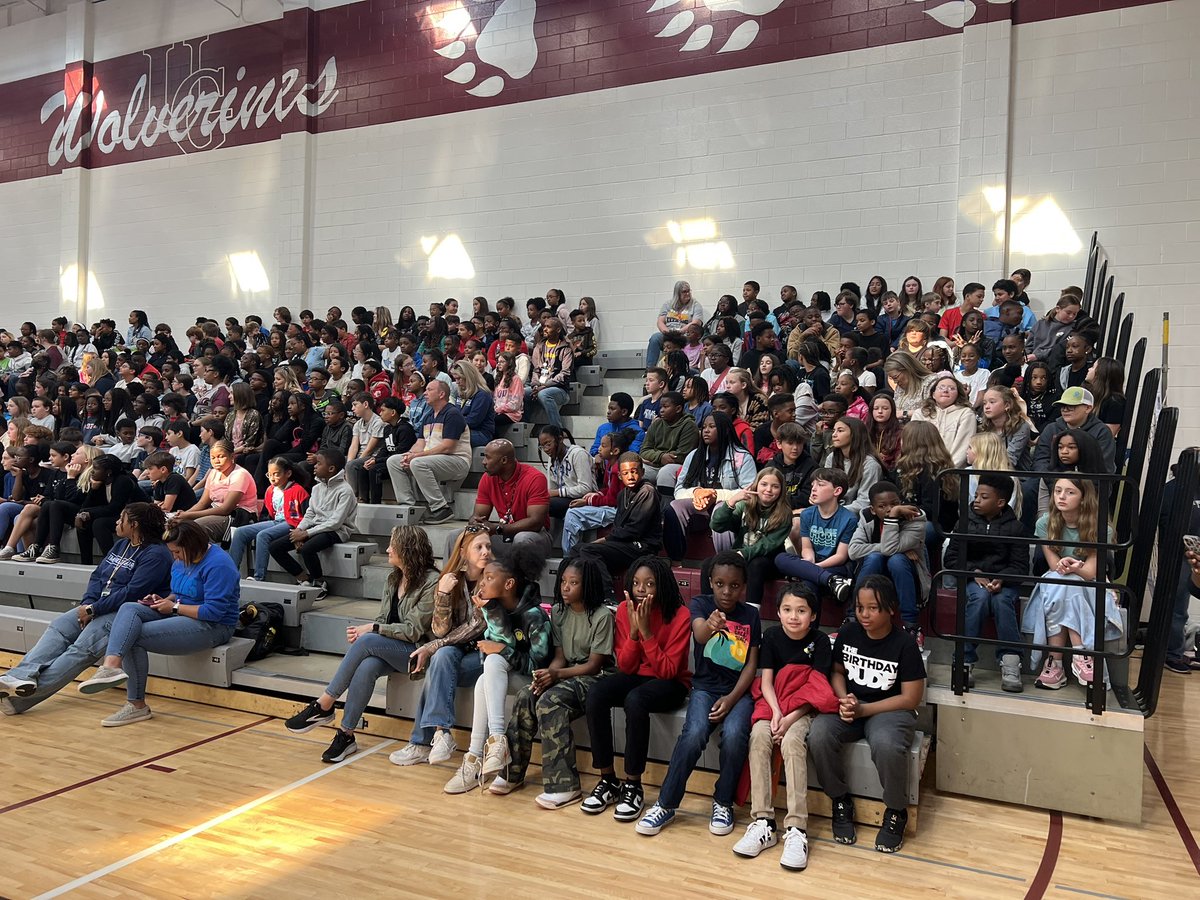 sarahebass1's tweet photo. It was an exciting morning at UGMS! Fifth graders from our feeder schools visited us this morning! We can’t wait to welcome our newest Wolverines in the 25-26 school year! @ugmswolverines @ljswiggins @MASuddeth https://t.co/uJX2Glw21f