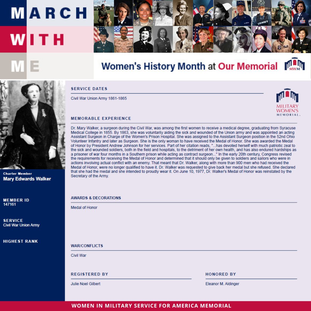 Military Women’s Memorial tweet media