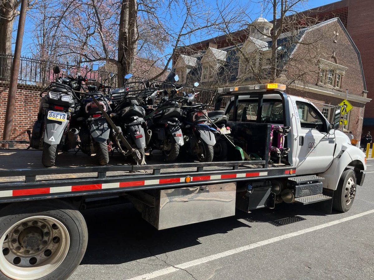The work continues……..

Interagency work w/<a href="/PhilaParking/">The PPA</a> addressing reckless &amp; unlicensed scooters in the <a href="/PPD09Dist/">PPD 9th District</a>. Appreciate the help <a href="/PhilaParking/">The PPA</a>