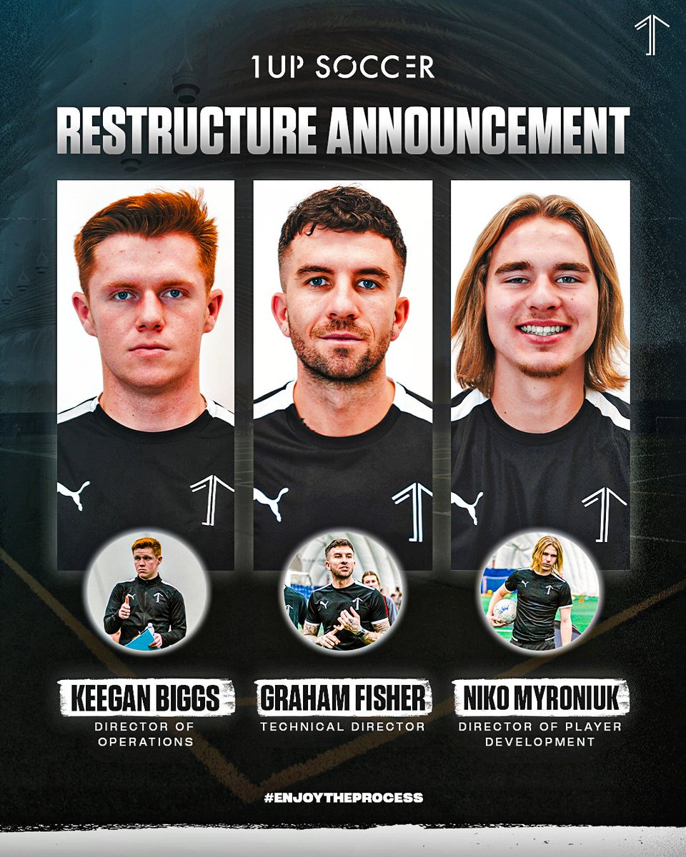 1UPSOCCER's tweet image. 1UP fam, we are excited to share our staff restructure with you. We are growing, and it’s important to continue with the same quality, and to have a determined team in place. Congratulations to all involved! 
#EnjoyTheProcess