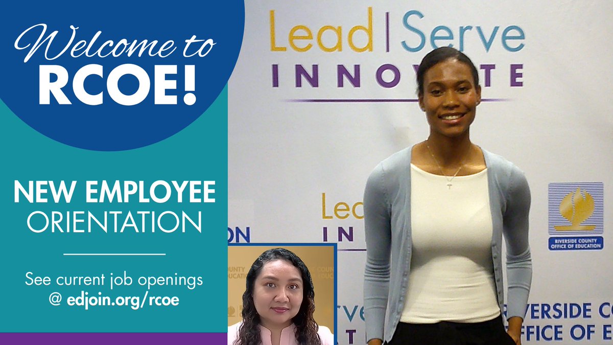 RCOE's tweet photo. Today we welcomed 2 new RCOE team members. From #CalSOAP Coach to Migrant #HeadStart Permit Teacher, we have many great career opportunities available. Visit https://t.co/S1NPZ5hDW3 to find a job that’s right for you! https://t.co/QscOUQIOyn