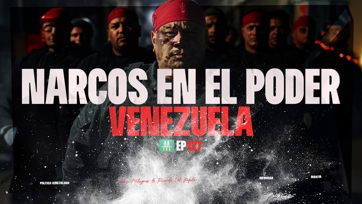 Narcos en el Poder: Venezuela.

El más reciente informe de <a href="/NoMasGuiso/">Transparencia Vzla</a> revela que por Venezuela pasa el 24% de todo el narcotráfico mundial, recaudando unos $8.200 millones anuales. 

En este episodio se lo explicamos: youtube.com/live/u6a6_gu9G…