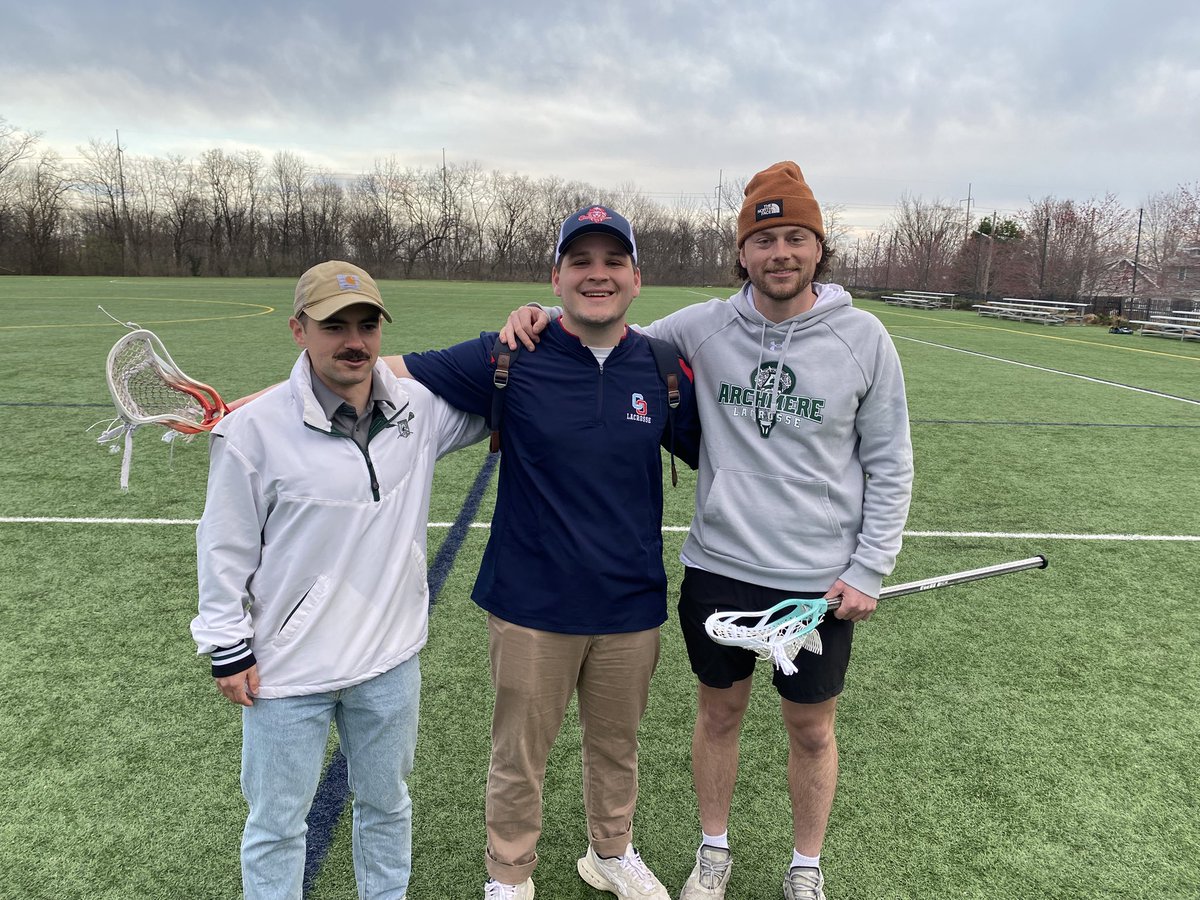 ArchmereL's tweet photo. Auks 13 Cardinal O’Hara (PA) 3
Auks 4 COHS 0 (JV)
@AuksAthletics @ArchmereAcademy @phillylacrosse @delawareonline #2025Goals #TwoAndOh
Auk alums coaching today (L to R) Connor Smeader ‘18, @vaughn_98, Vaughn DiBattista ‘20, Ethan Kates ‘17 https://t.co/D6RmTl2gUE